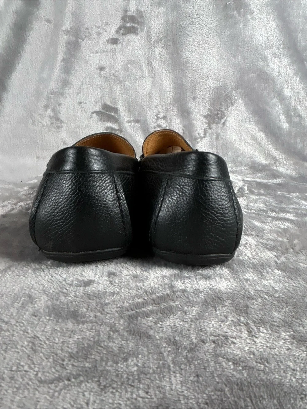 Vionic‎ Mason Loafers Men’s Size 10.5 Black Suede Slip-On Driving Shoes Horsebit